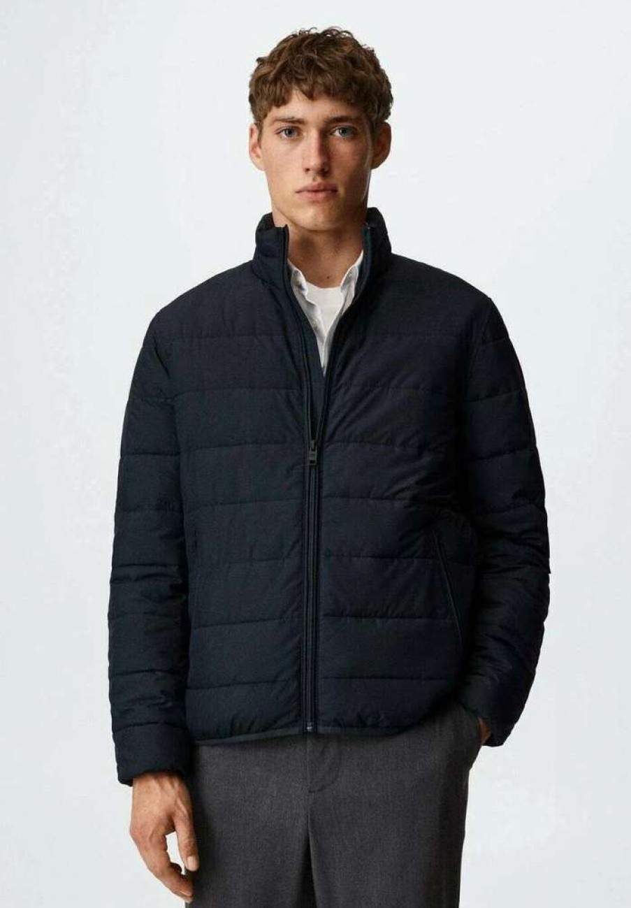 Clothing * | Mango Gorry Winter Jacket Dunkles Marineblau