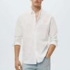 Clothing * | Mango Alamos Shirt Blanc