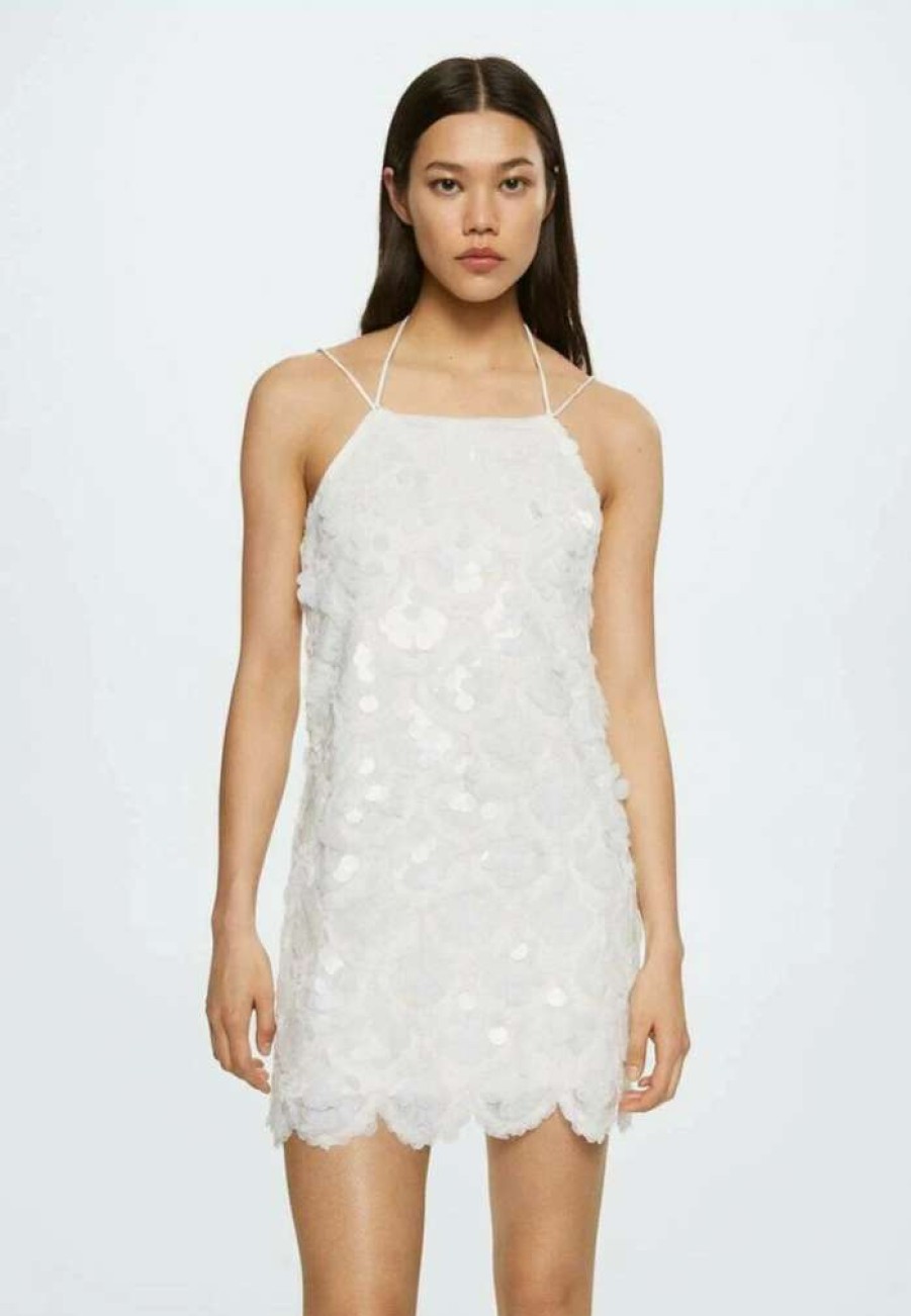 Clothing * | Mango Bianca Cocktail Dress / Party Dress White