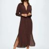 Clothing * | Mango Sonia-A Maxi Dress Kasztanowy