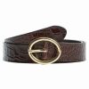 Accessoires * | Mango Coco Belt Brun