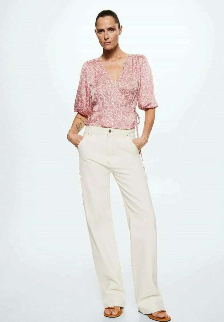 Clothing * | Mango Cruise Blouse Blanc Casse