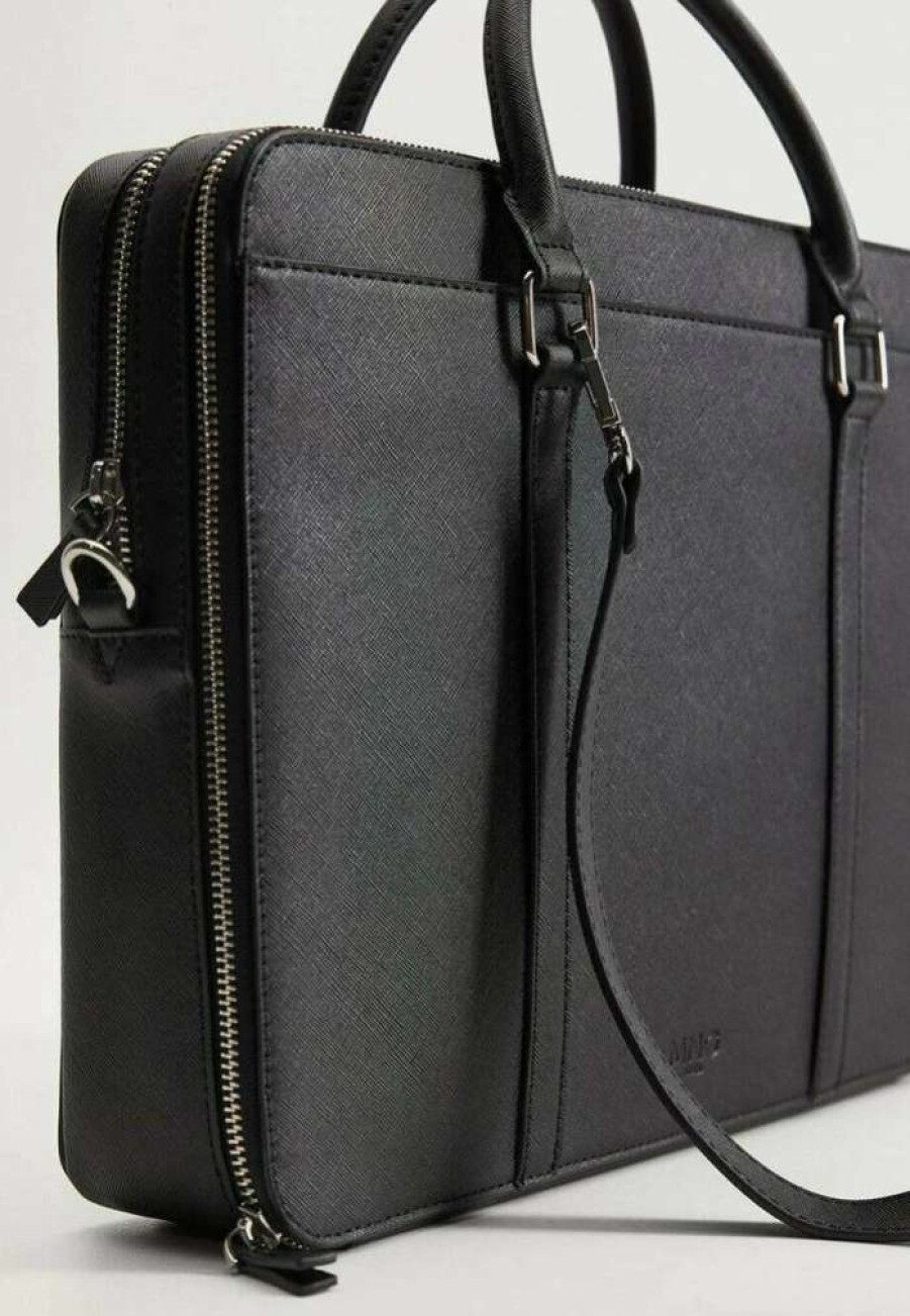 Accessoires * | Mango Newyork Laptop Bag Black