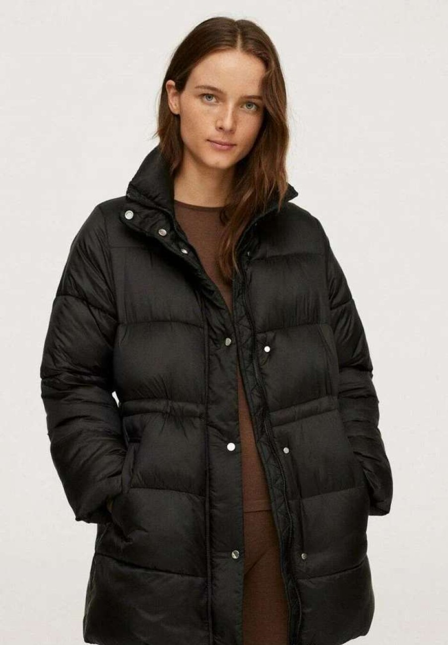 Clothing * | Mango Neu Winter Coat Svart