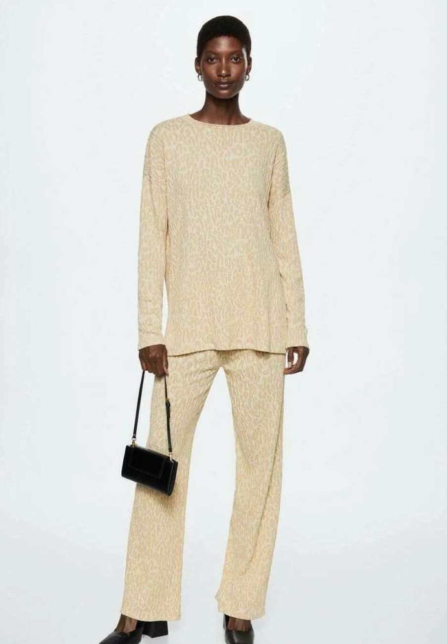 Clothing * | Mango Lepo Jumper Open Beige