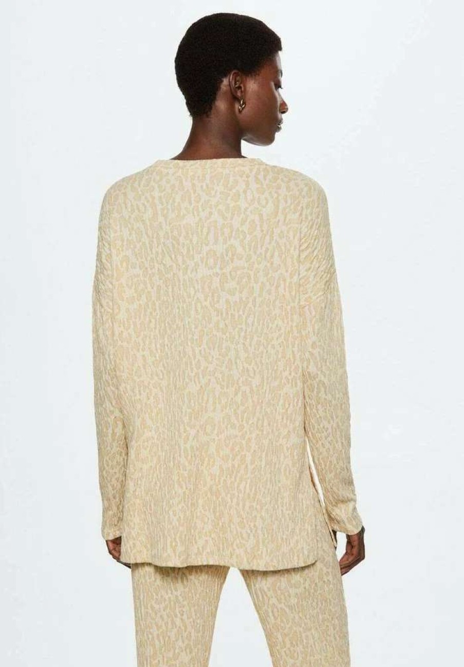 Clothing * | Mango Lepo Jumper Open Beige