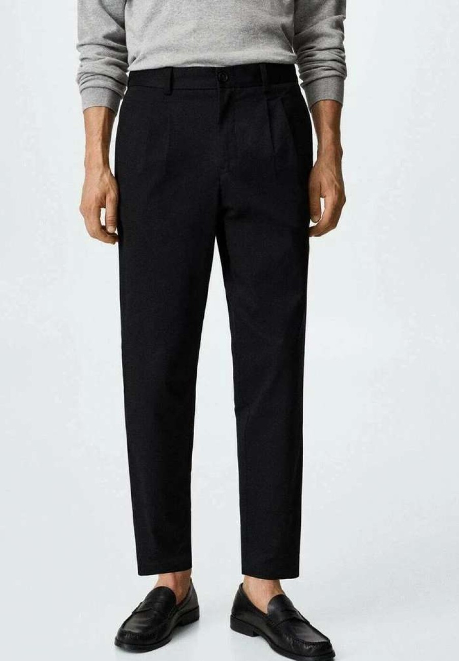 Clothing * | Mango Etna Chinos Black