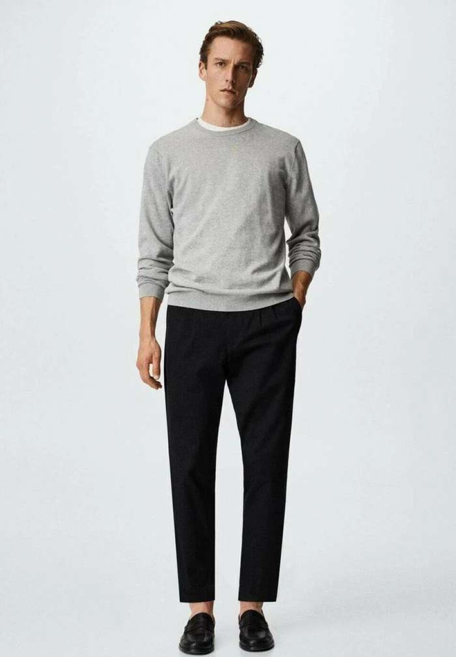 Clothing * | Mango Etna Chinos Black