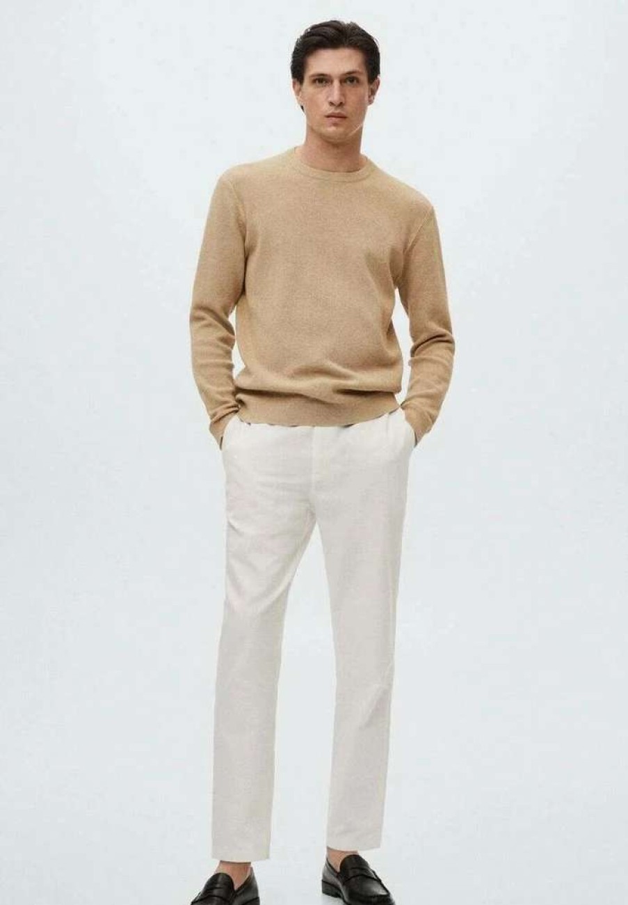 Clothing * | Mango Antigua Jumper Open Beige