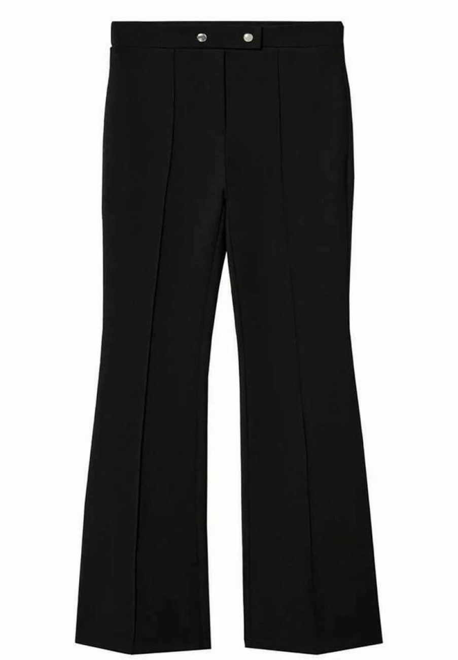 Clothing * | Mango Pilma Trousers Noir