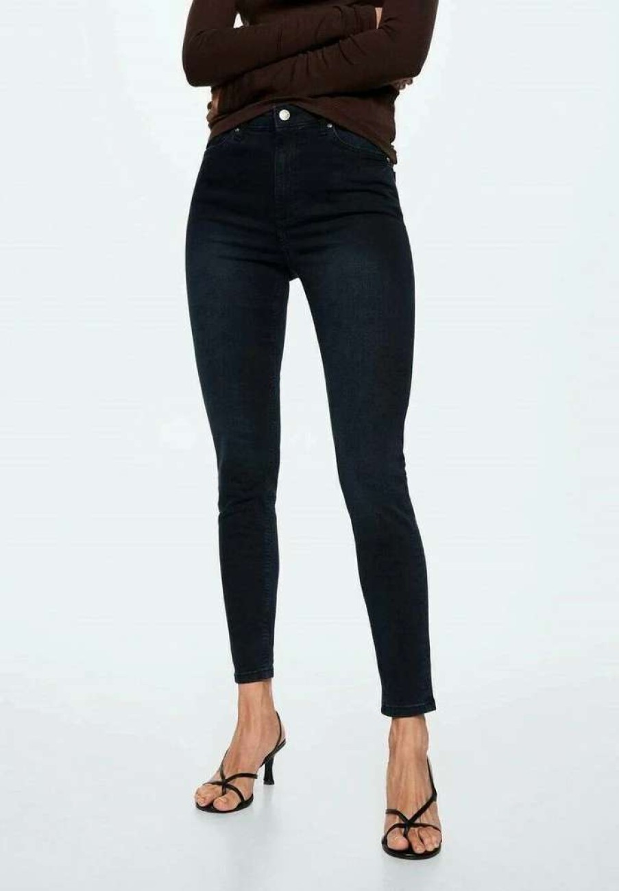 Clothing * | Mango Anne Jeans Skinny Fit Diep Donkerblauw