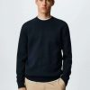 Clothing * | Mango Luxus Sweatshirt Nachtblau