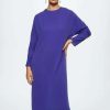 Clothing * | Mango Esmerald A Maxi Dress Blauw