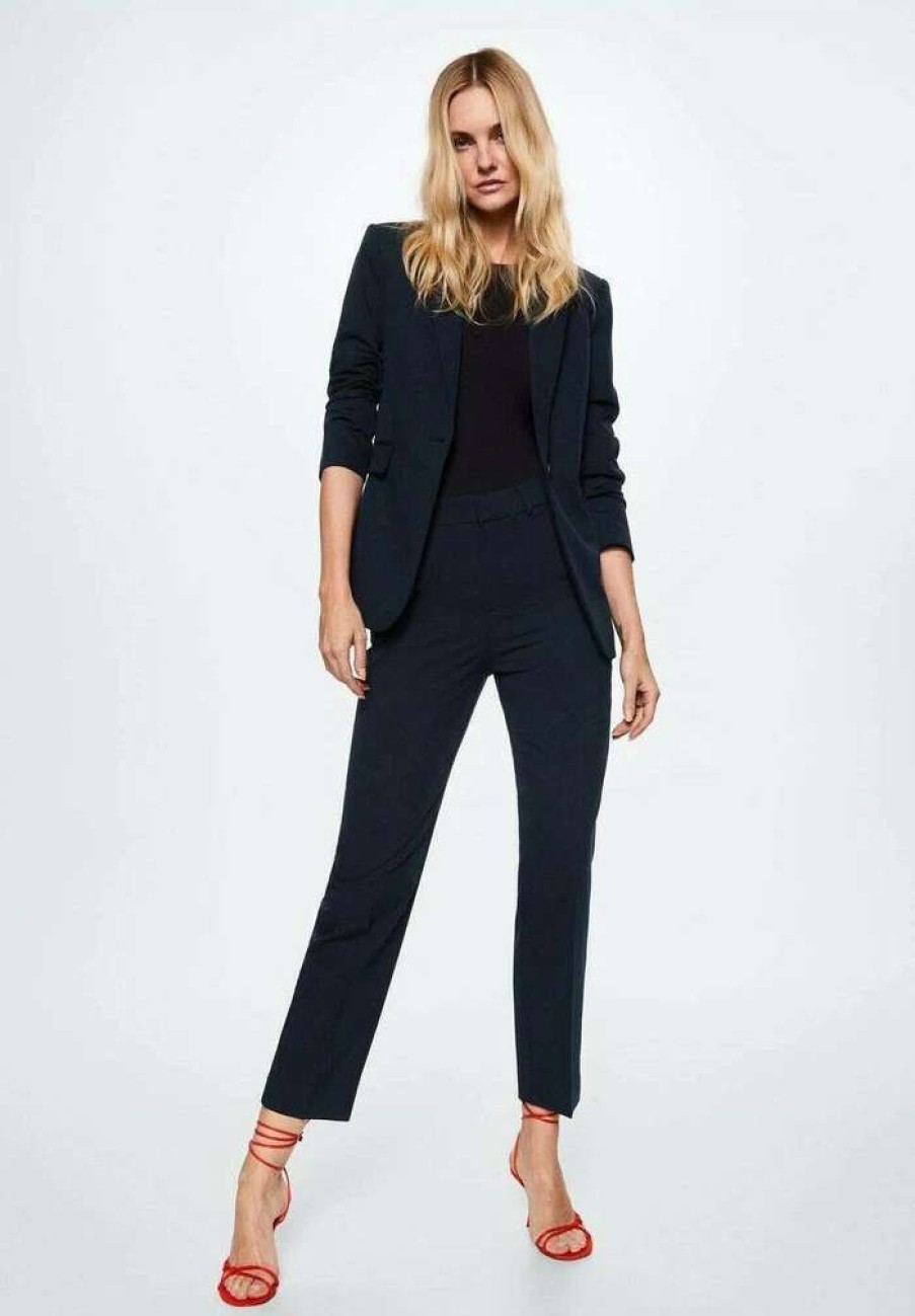 Clothing * | Mango Boreal Blazer Bleu Marine Fonce