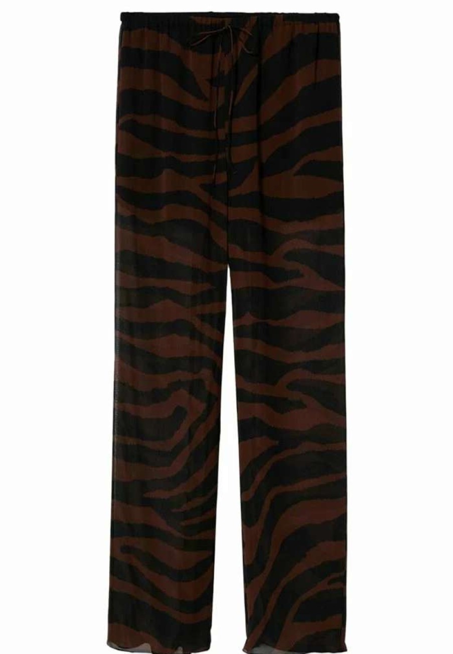 Clothing * | Mango Caramba Trousers Zwart