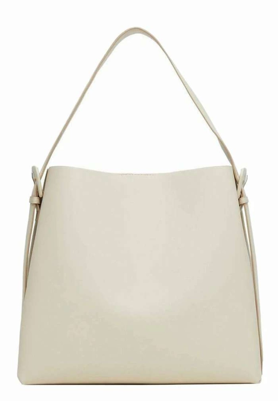 Accessoires * | Mango Lucia Tote Bag Off White