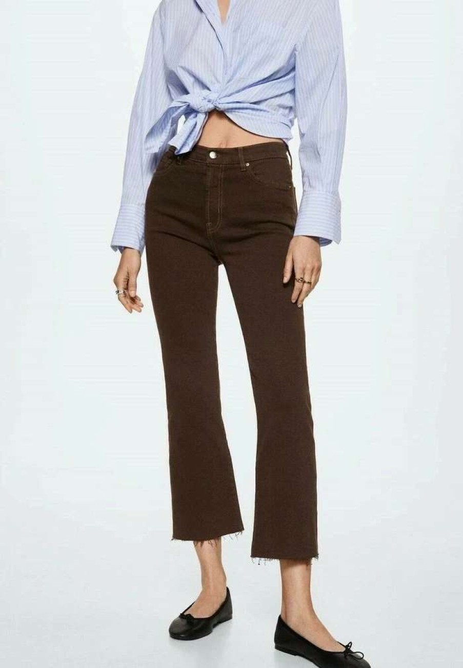 Clothing * | Mango Sienna Trousers Braun