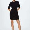 Clothing * | Mango Day Dress Noir