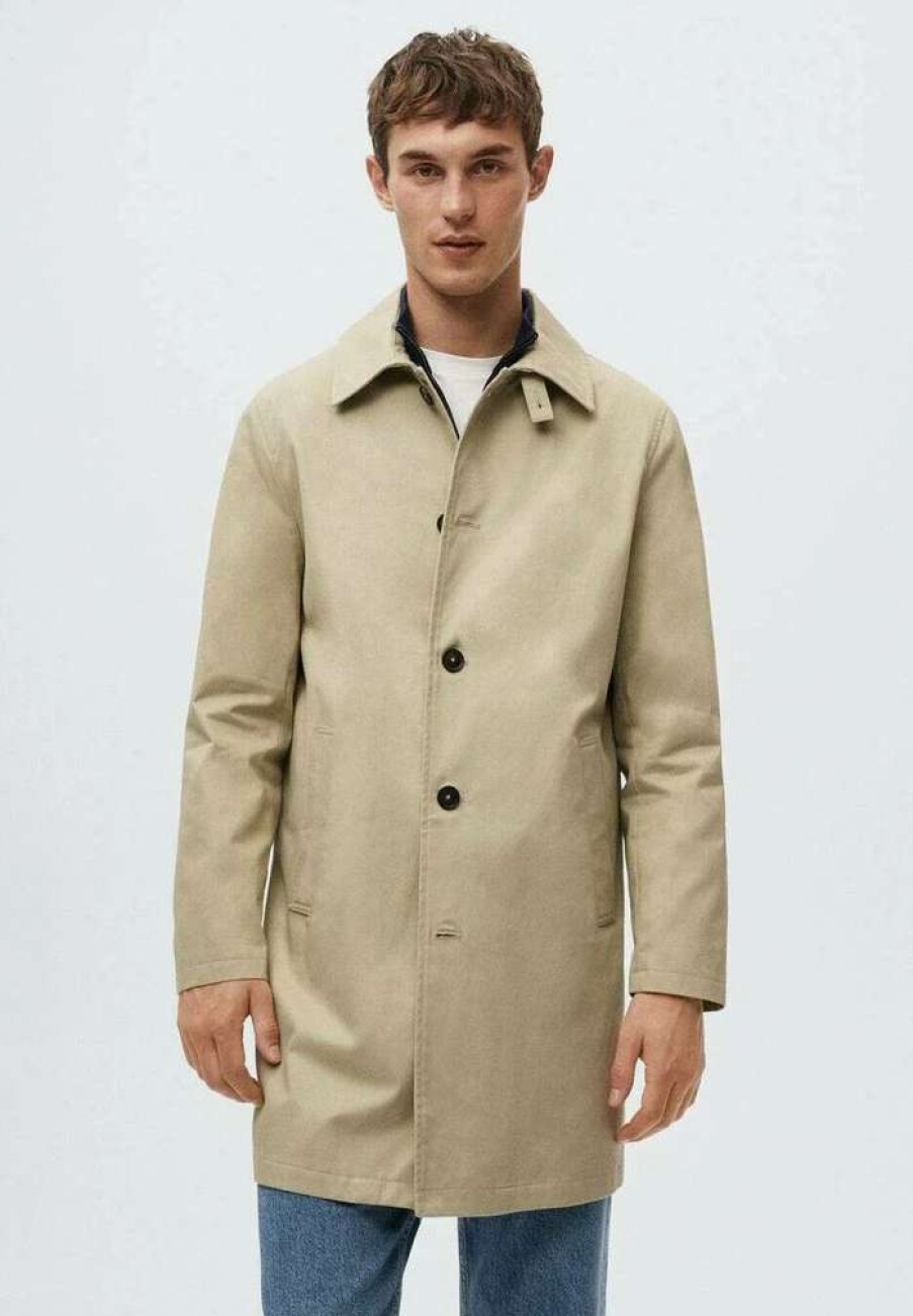 Clothing * | Mango Chayton Short Coat Open Beige