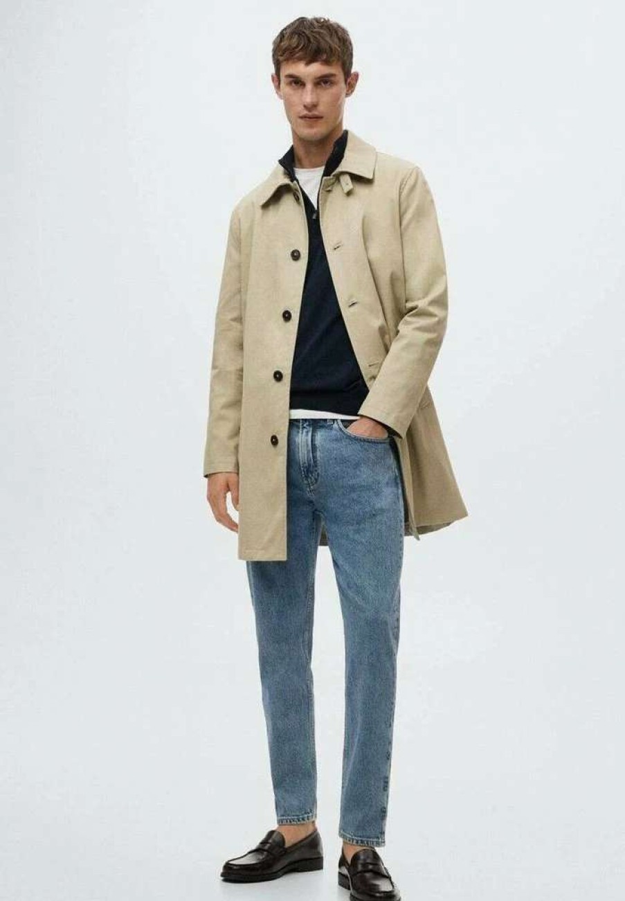 Clothing * | Mango Chayton Short Coat Open Beige