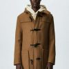 Clothing * | Mango Faro Classic Coat Medium Brown