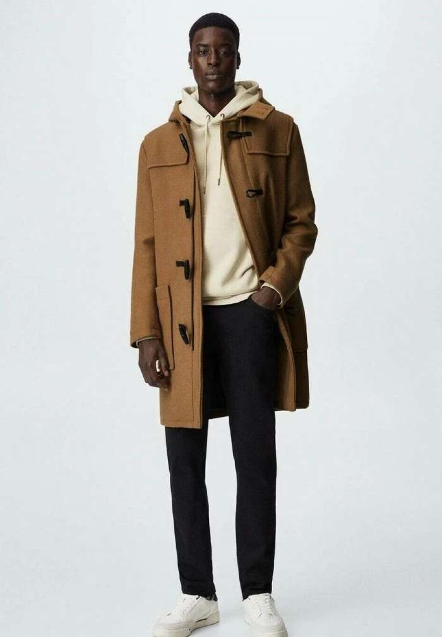 Clothing * | Mango Faro Classic Coat Medium Brown