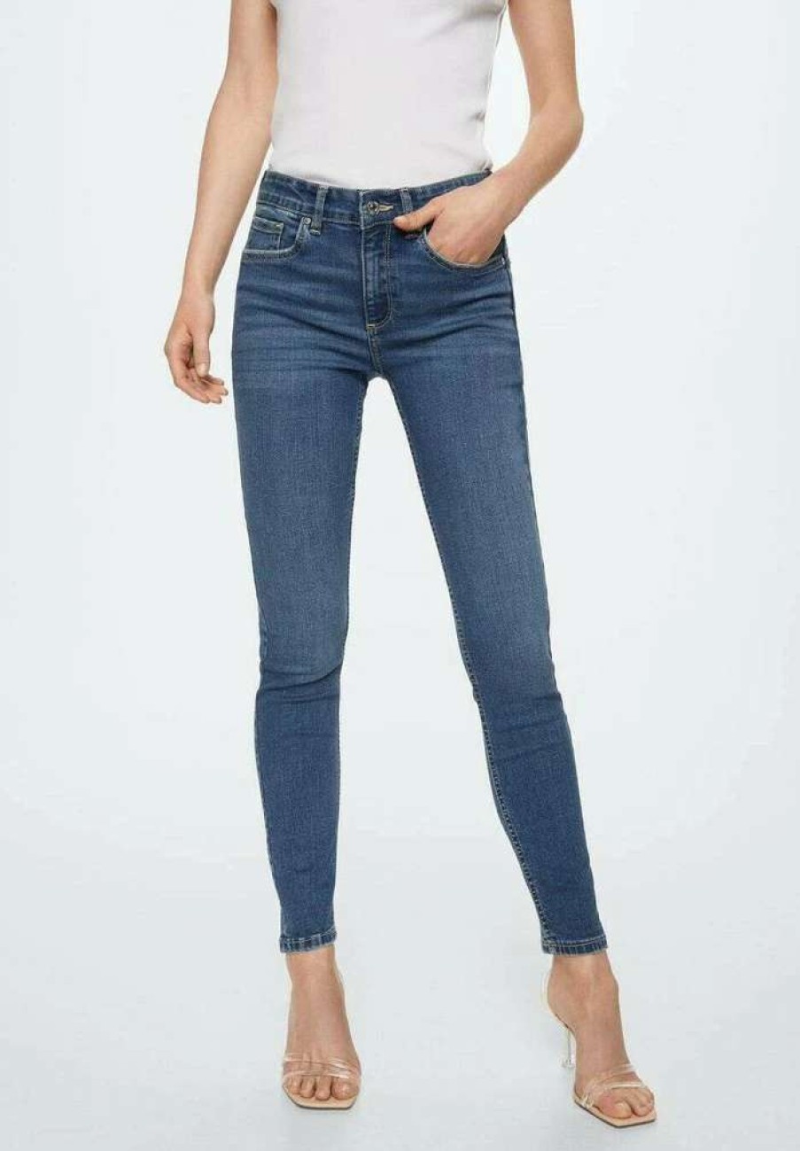 Clothing * | Mango Jeans Skinny Fit Morkebla