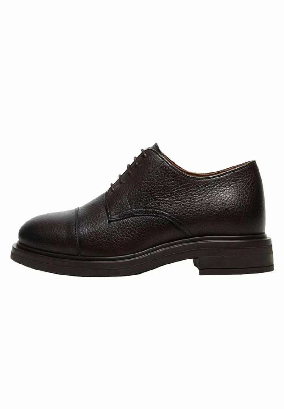 Shoe * | Mango Siena Smart Lace-Ups Braun