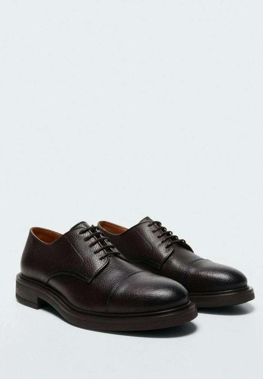 Shoe * | Mango Siena Smart Lace-Ups Braun