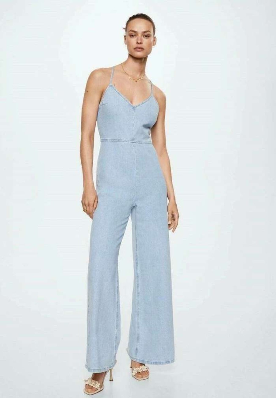 Clothing * | Mango Zoe Jumpsuit Lichtblauw