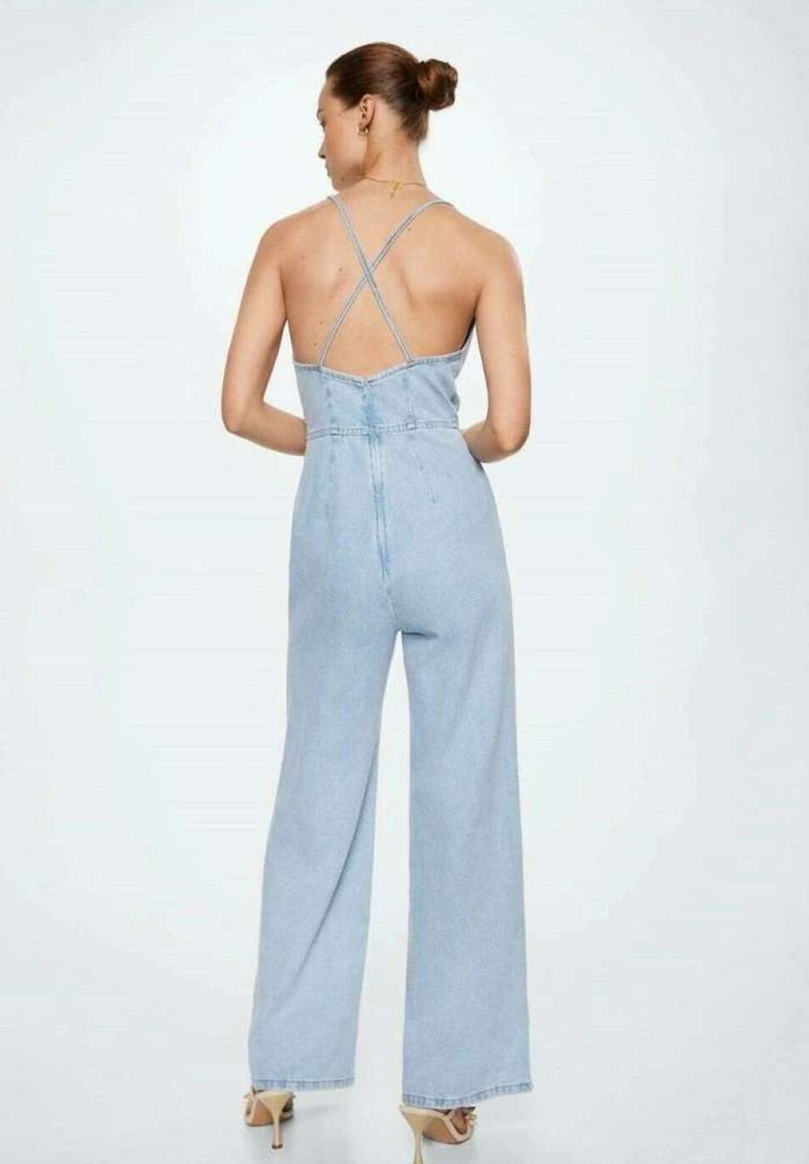 Clothing * | Mango Zoe Jumpsuit Lichtblauw