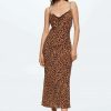 Clothing * | Mango Kendal Day Dress Brun