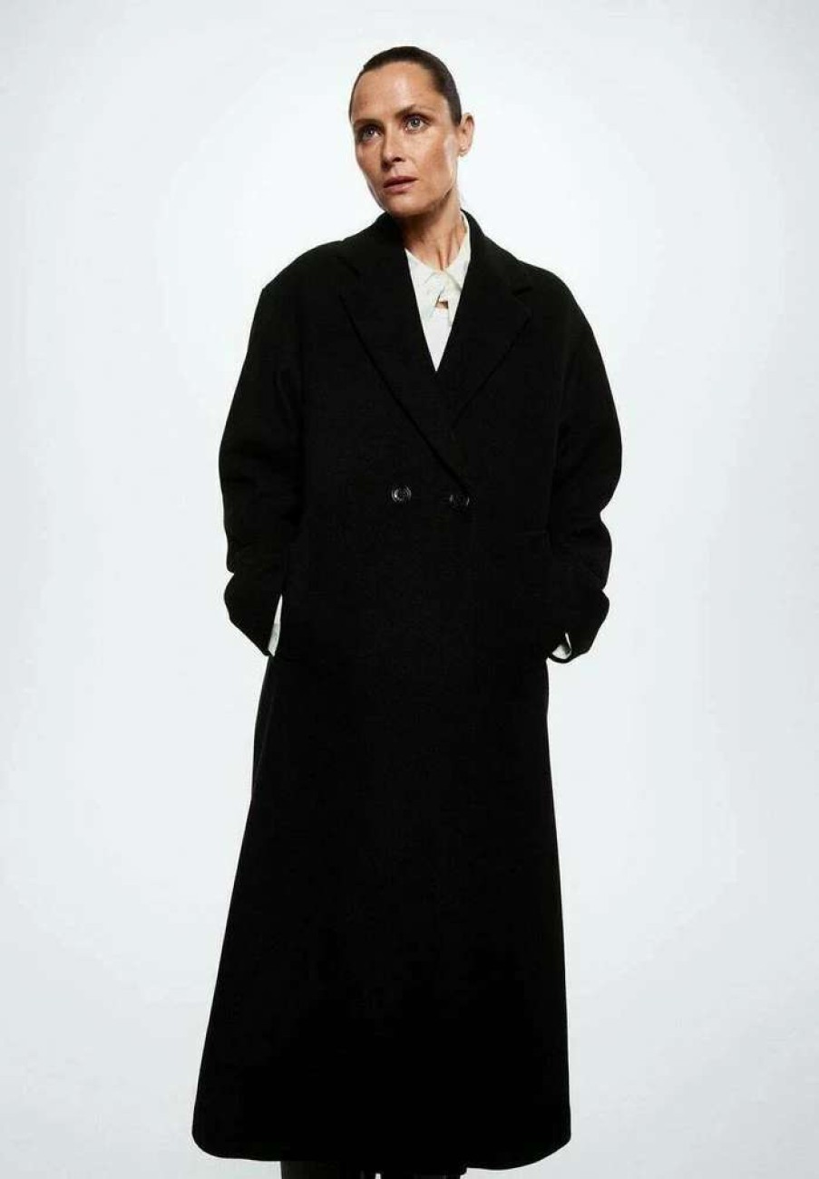 Clothing * | Mango Gauguin Classic Coat Zwart