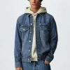 Clothing * | Mango Ryan Denim Jacket Medium Blue