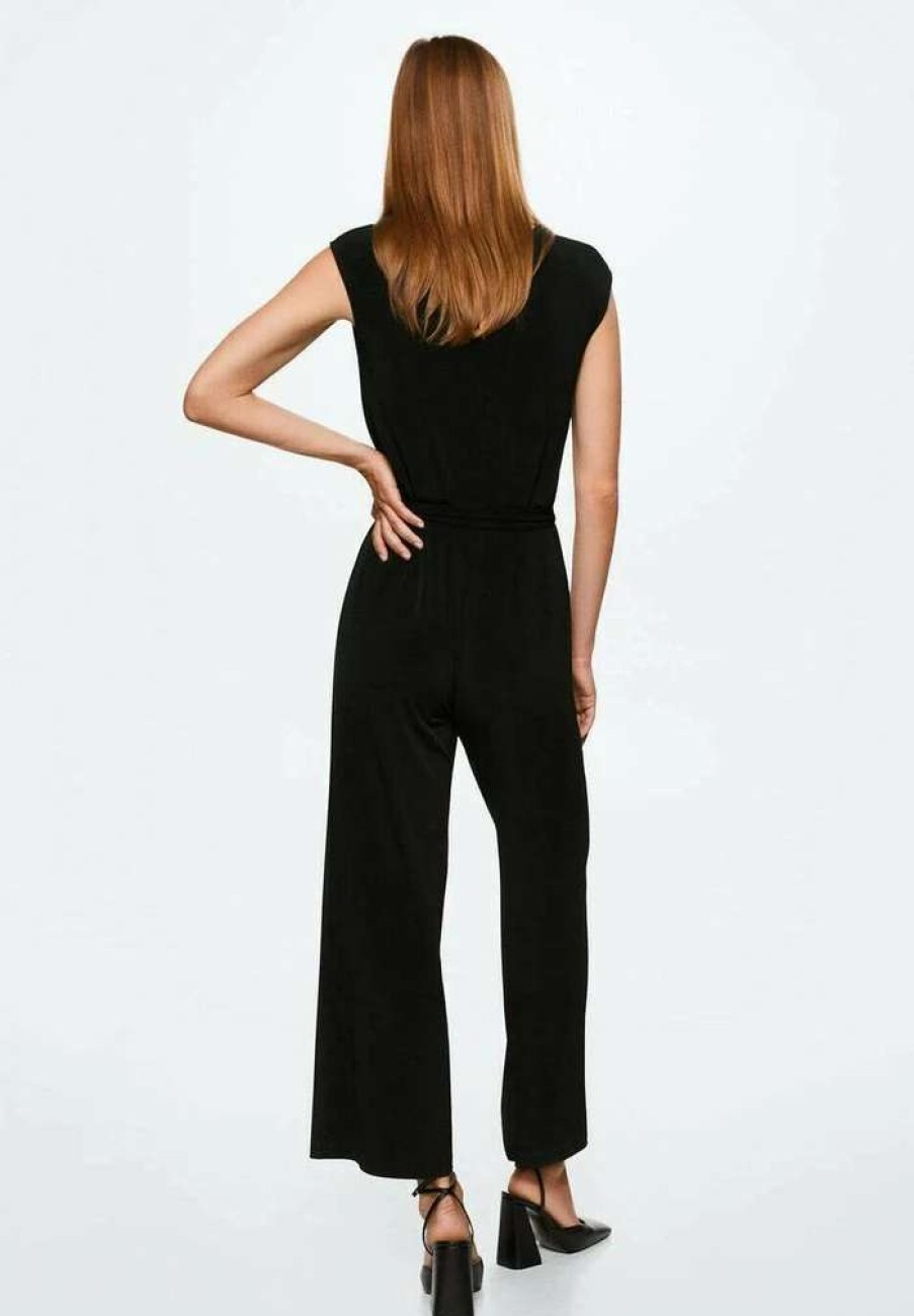 Clothing * | Mango Catalina Jumpsuit Black