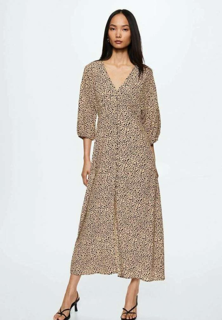 Clothing * | Mango Bombay Day Dress Sable