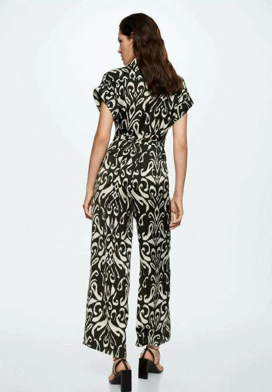 Clothing * | Mango Ecuador Jumpsuit Zwart