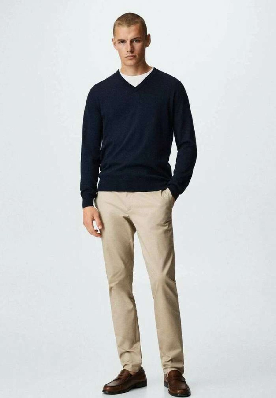 Clothing * | Mango Willyv Jumper Bleu Marine