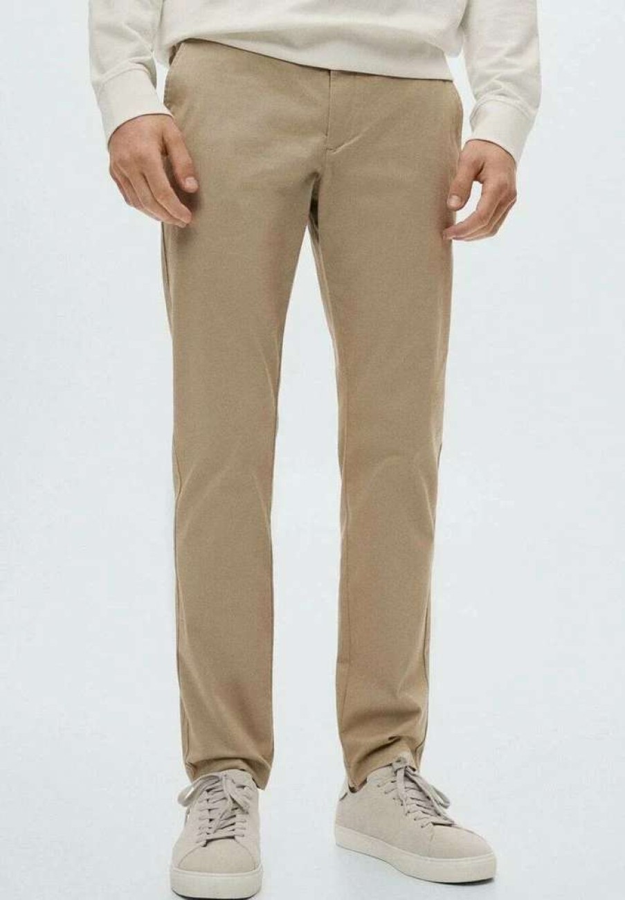 Clothing * | Mango Prato Trousers Beige