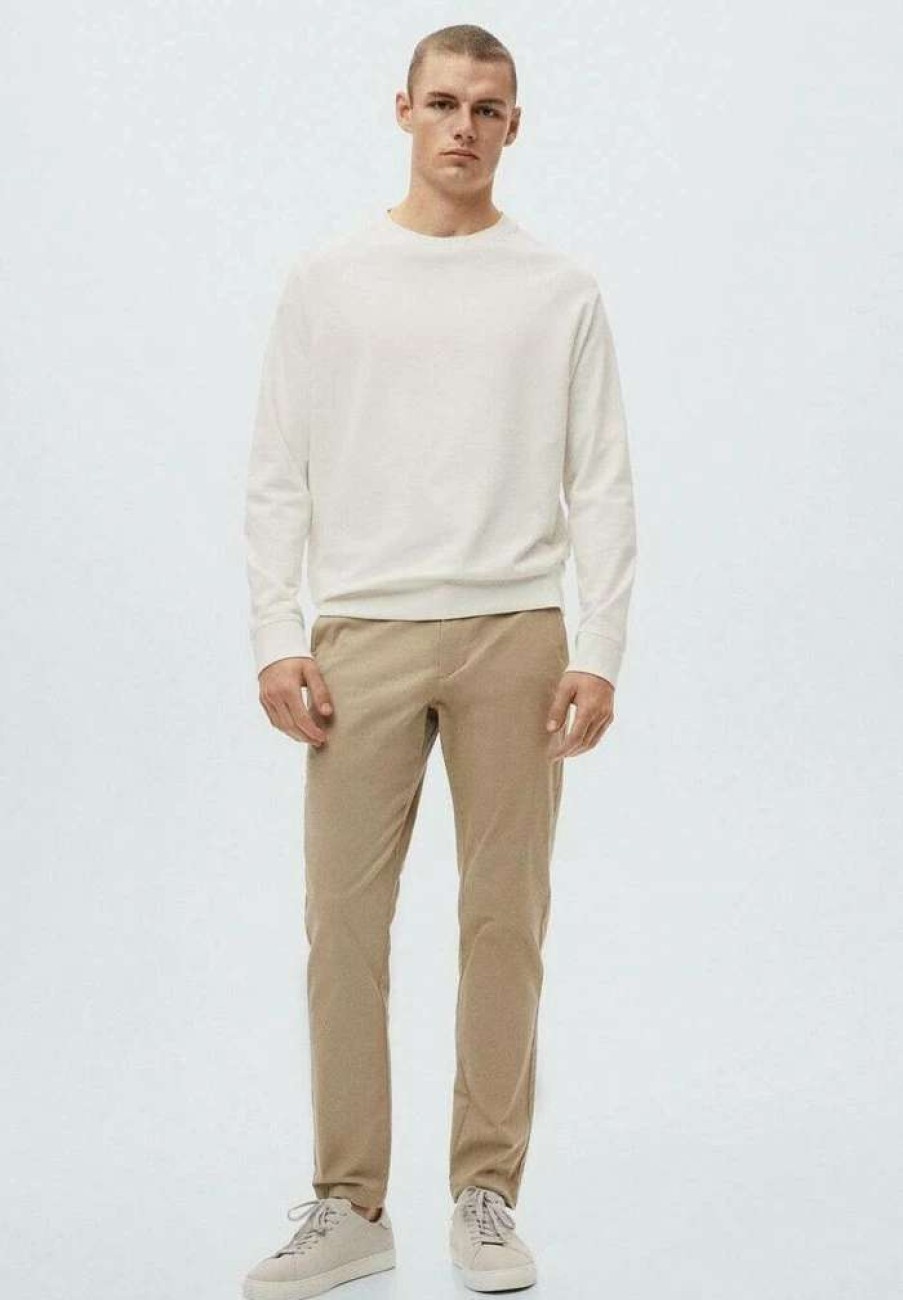 Clothing * | Mango Prato Trousers Beige