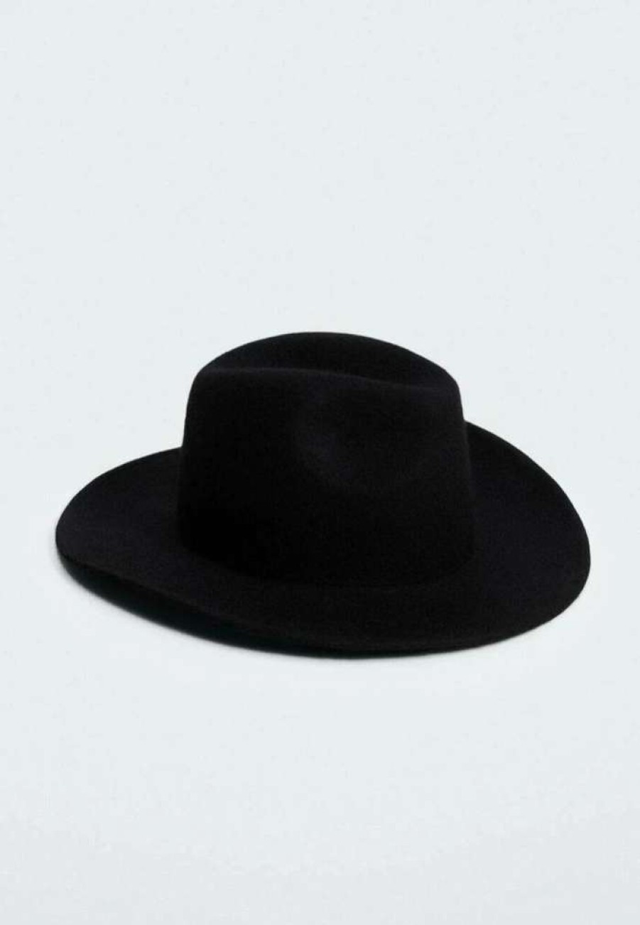 Accessoires * | Mango Cowgirl Hat Schwarz