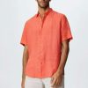 Clothing * | Mango Luz Shirt Salmon