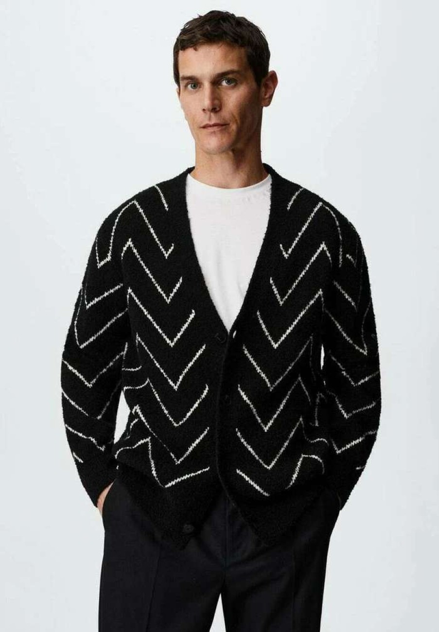 Clothing * | Mango Cindy Cardigan Schwarz