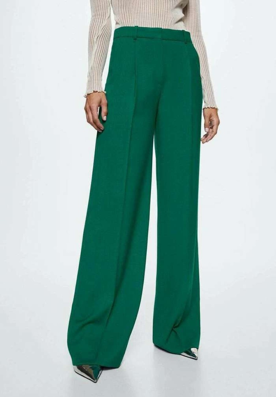 Clothing * | Mango Peter Trousers Green