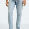 Clothing * | Mango Bob Straight Leg Jeans Azzurro