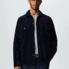 Clothing * | Mango Baku Shirt Bleu Marine Fonce