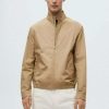 Clothing * | Mango Jonjon Light Jacket Open Beige