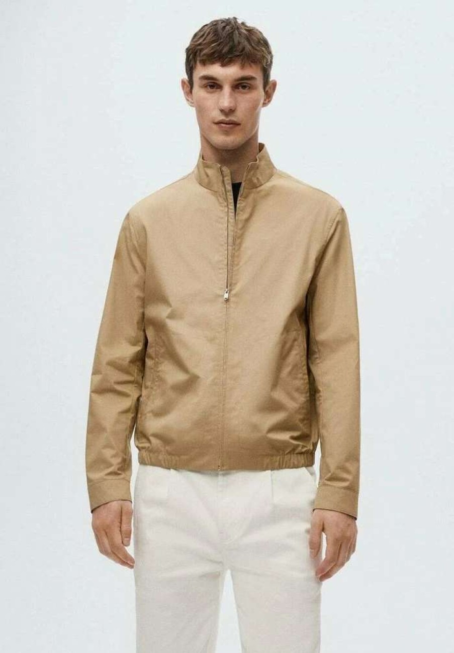 Clothing * | Mango Jonjon Light Jacket Open Beige