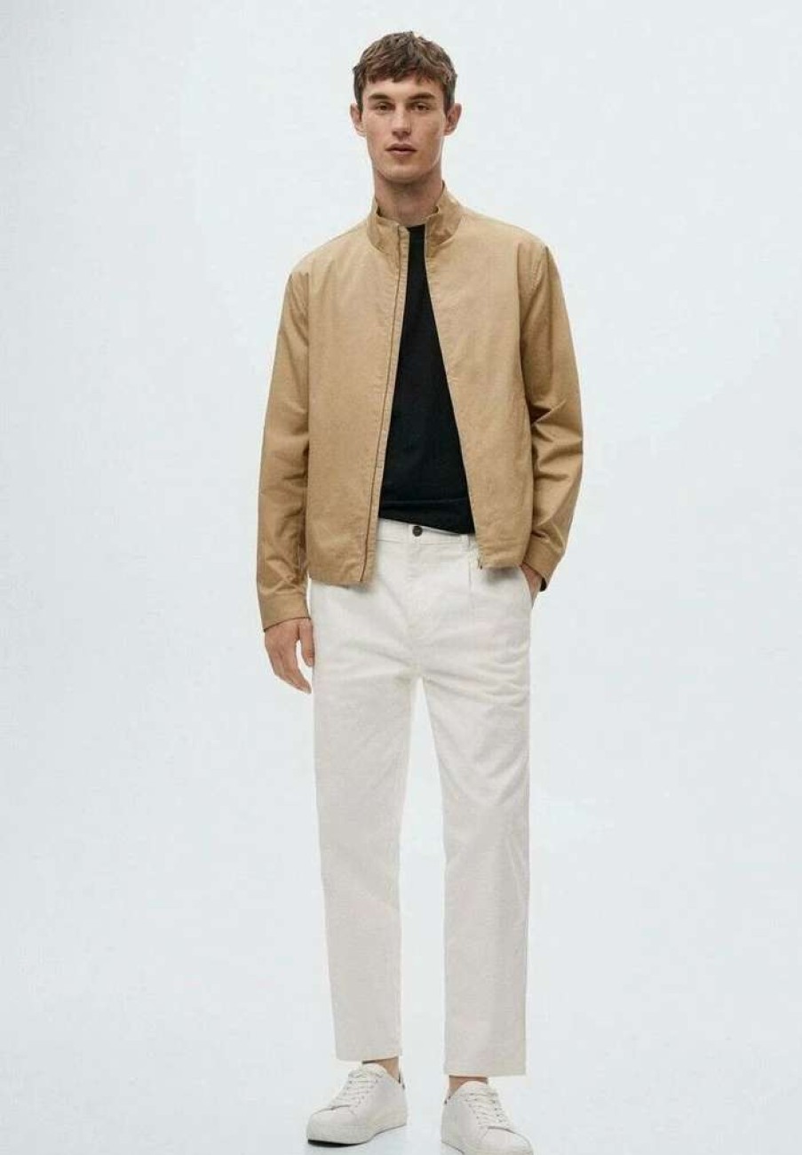 Clothing * | Mango Jonjon Light Jacket Open Beige