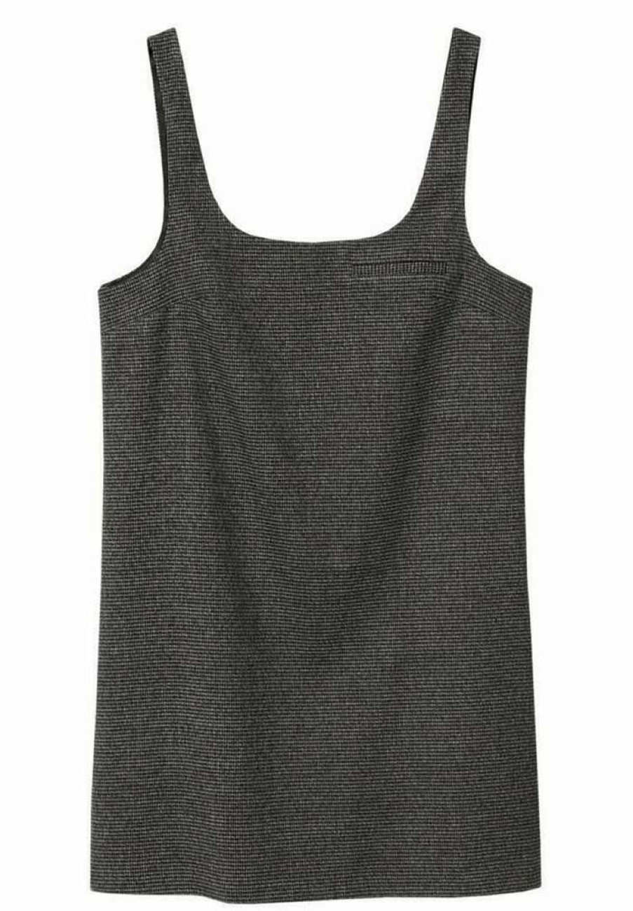 Clothing * | Mango Grunge Day Dress Medium Heather Grey